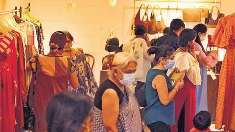 Visitors at the recent Shuffling Suitcases edition