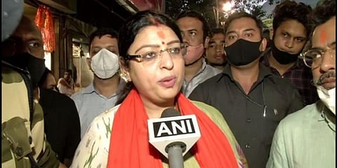 BJP candidate for Bhowanipore bypoll Priyanka Tibrewal (File photo| ANI)