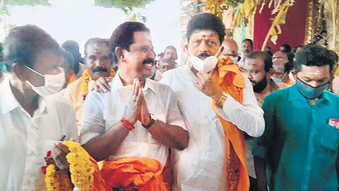 Former minister R Kamaraj and Sasikala’s brother Dhivakaran on Thursday