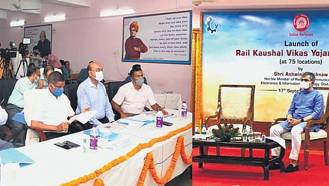 Union Minister Ashwini Vaishnaw launching RKVY at New Delhi. (Photo | Express)