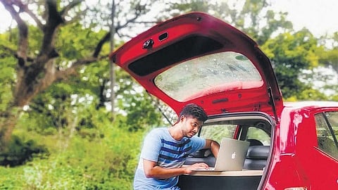 Sandeep Desabattula, 25 Software developer Moved from Hyderabad to Rajahmundry in Andhra Pradesh.