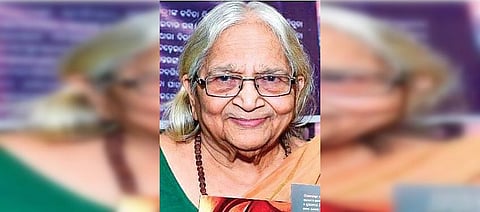 Odia litterateur Manorama Mohapatra (Photo| EPS)