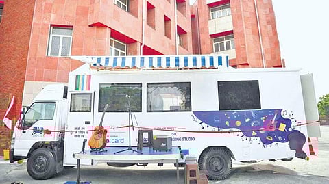 The bus will reach 5,000 kids from government schools & low-income communities.