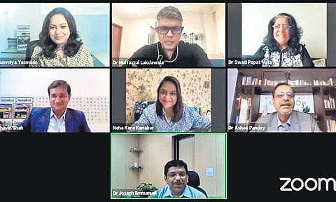 Screengrab of the webinar ‘How to Reopen Schools Safely’