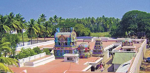 Unique temple for the Hindu Trinity