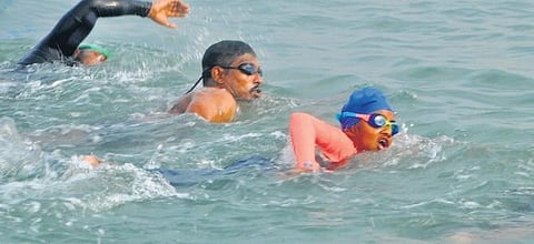 Young Chennai swimmer makes waves with unique feat