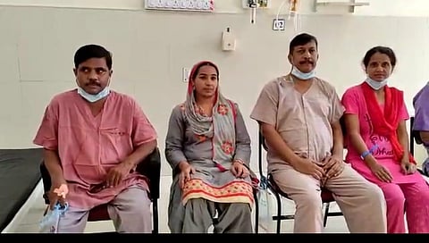 Ashraf Ali and Sultana Khatoon (Left), Vikas Uniyal and Sushma Uniyal (Right)