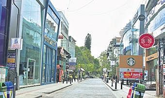 A view of the redone Church Street