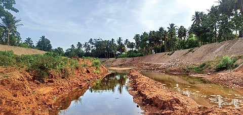 The now-revived Naganathi flows throughout the monsoon and a few months afterwards. (Photo | EPS)