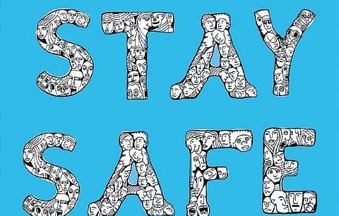 Using the pandemic as a peg, Shan’s installation uses images of hands to depict the underlying emotions the pandemic has evoked.