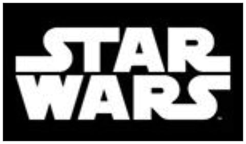 Star Wars film logo.