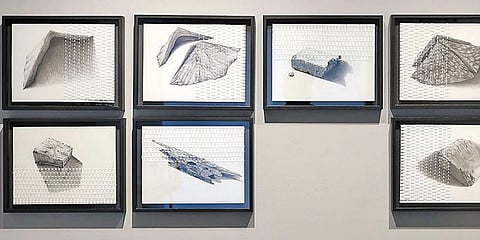 Artworks displayed at the exhibition.