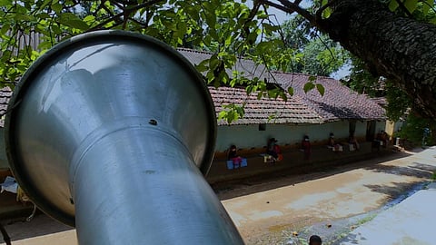 Filmmaker Satyajeet Sharma said he was attracted towards the innovative approach of teaching children with loudspeaker when the pandemic was its peak. (Photo | EPS)