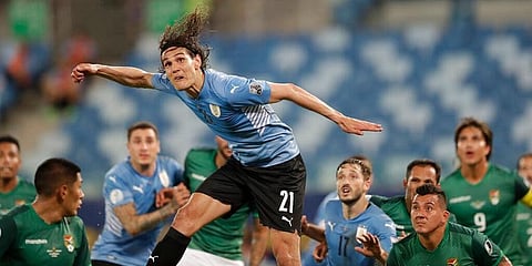Uruguay striker Edinson Cavani (Photo | AP)