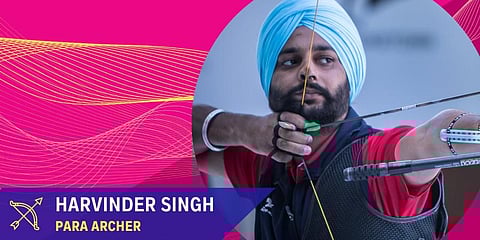 Indian para archer Harvinder Singh
