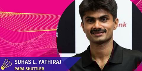 Indian para shuttler Suhas Yathiraj (Photo | SAI Media Twitter)