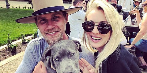 Hollywood actress Kaley Cuoco with estranged husband Karl Cook (Photo | Kaley Cuoco Instagram)