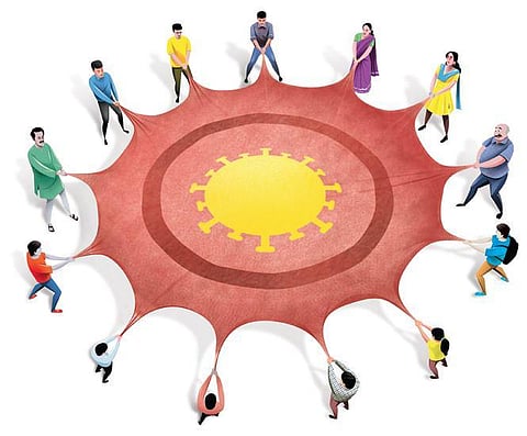 The district on Sunday recorded as many as 46 new cases. (Express Illustrations)