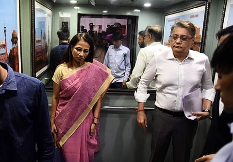 Former ICICI Bank CEO Chanda Kochhar and her husband Deepak Kochhar. (File Photo | Parveen Negi, EPS)