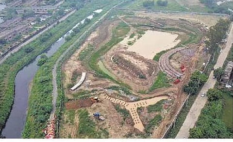 Sannoth Lake area in Bawana