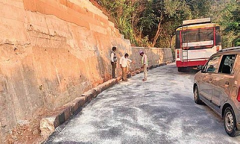 The TTD is set to conduct a trial run on the ghat road leading to Tirumala from Alipiri on Monday after completing repair works on a war-footing | Express