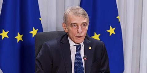 European Parliament President David Sassoli (Photo | AP)