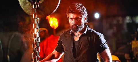 Kannada actor Anissh in 'Benki'. (Photo| Cinema Express)