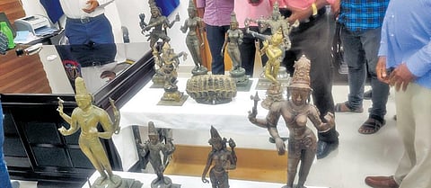 The 12 antique idols that were seized from Mahabalipuram | Express