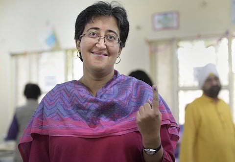 AAP MLA Atishi Marlena. (Photo | PTI)