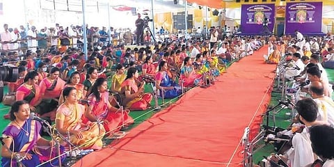 File photo of 174th Thyagaraja Aradhana festival, 2021