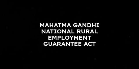 Mahatma Gandhi National Rural Employment Guarantee Act