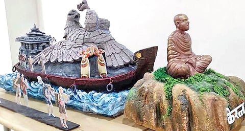 The replica of Kerala’s float for the Republic Day parade