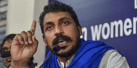 Azad Samaj Party chief Chandra Shekhar Aazad (Photo | PTI)