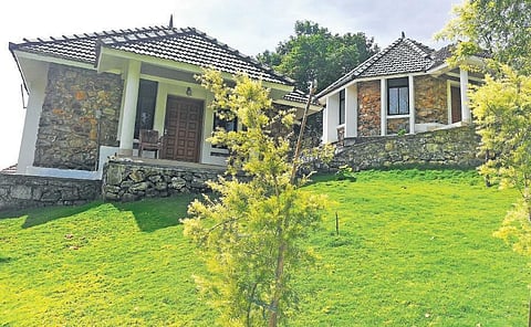 Cottages at KTDC Golden Peak Resort in Ponmudi. (File photo| EPS)