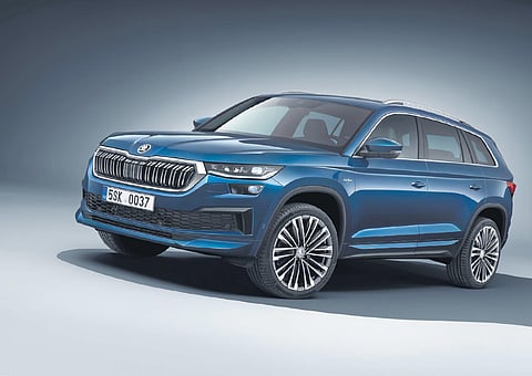 Skoda Kodiaq has received a mid-life facelift and is finally back in the Indian market. (Photo | Skoda)