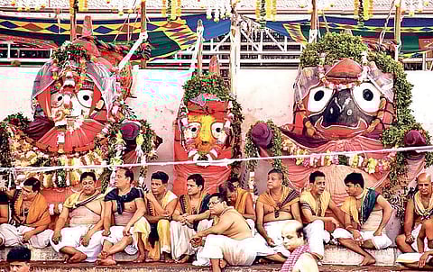 Lord Balabhadra, Devi Subhadra and Lord Jagannath
