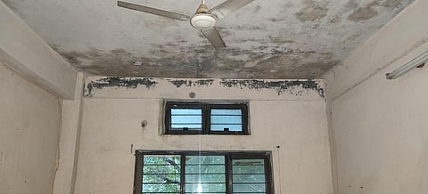 A room in the hostel where the interns have been asked to move (Photo | Special arrangement)