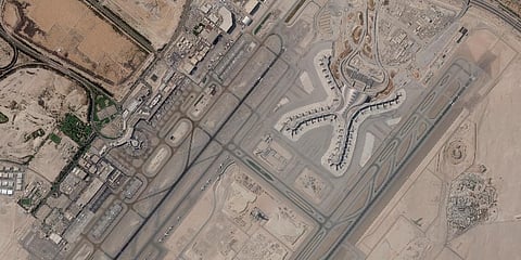 Abu Dhabi International Airport as seen in a satellite photo, Dec. 8, 2021. (Photo | AP)