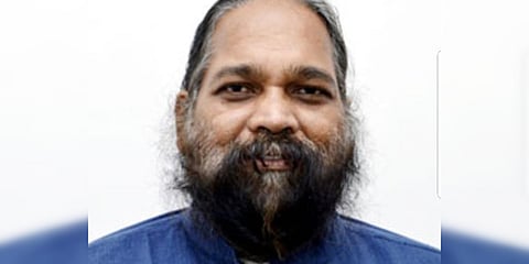 Eminent Odia sculptor Adwaita Gadanayak (Photo| EPS)