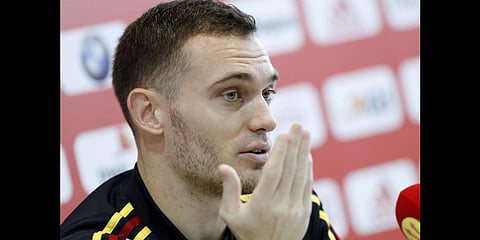 Belgium's Thomas Vermaelen. (File Photo | AP)