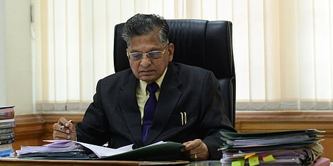 Karnataka Lokayukta Justice P Vishwanatha Shetty (Photo| Ashishkrishna HP, EPS)