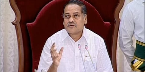 Former Deputy Speaker of Andhra Pradesh Assembly Mandali Buddha Prasad (File photo | YouTube screengrab)