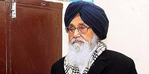 Former Punjab CM Parkash Singh Badal (File photo| PTI)