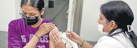 Covid vaccine being administered in Bengaluru on Monday | Express