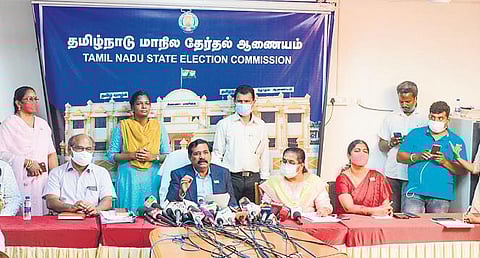 EC V Palanikumar addresses the media in Chennai | DEBADATTA ADATTAADATTA ADATTA MALL ICK