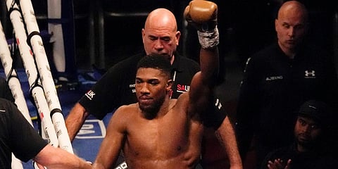 British professional boxer Anthony Joshua (Photo | AP)