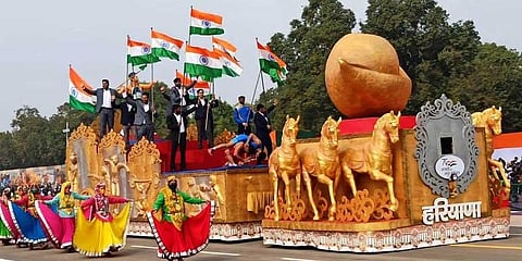 Sports stars from Haryana shine bright at Rajpath