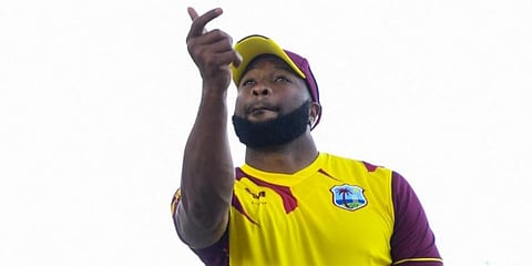 West Indies skipper Kieron Pollard (Photo | AFP)