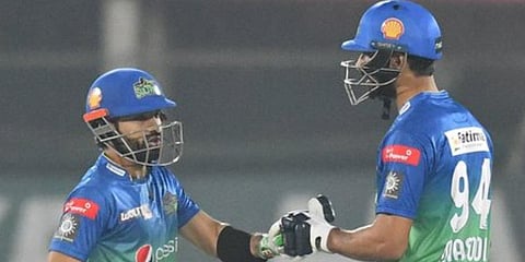 Multan Sultans thumped Karachi Kings by seven wickets. (Photo | Multan Sultans Twitter)