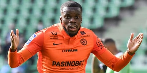 Montpellier striker Stephy Mavididi (Photo | AFP)